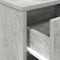 vidaXL Bedside Cabinets 2 pcs with Drawer Concrete Grey 40x34x50 cm