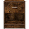 vidaXL Bedside Cabinets 2 pcs with Drawer Smoked Oak 40x34x50 cm