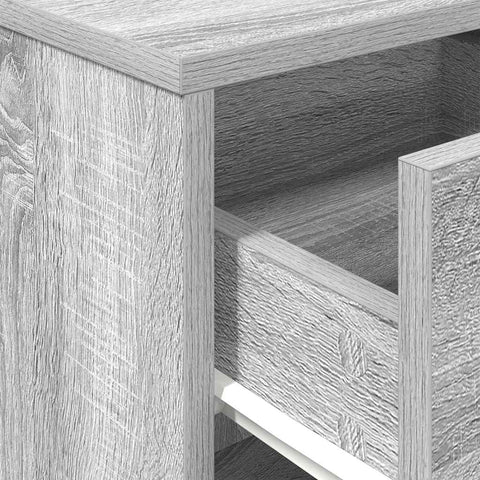 vidaXL Bedside Cabinet with Drawer Grey Sonoma 40x34x50 cm