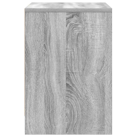 vidaXL Bedside Cabinets 2 pcs with Drawer Grey Sonoma 40x34x50 cm