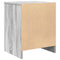 vidaXL Bedside Cabinets 2 pcs with Drawer Grey Sonoma 40x34x50 cm