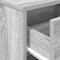 vidaXL Bedside Cabinets 2 pcs with Drawer Grey Sonoma 40x34x50 cm