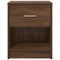 vidaXL Bedside Cabinets 2 pcs with Drawer Brown Oak 40x34x50 cm