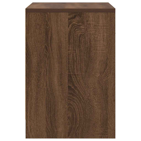 vidaXL Bedside Cabinets 2 pcs with Drawer Brown Oak 40x34x50 cm