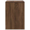 vidaXL Bedside Cabinets 2 pcs with Drawer Brown Oak 40x34x50 cm