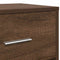 vidaXL Bedside Cabinets 2 pcs with Drawer Brown Oak 40x34x50 cm