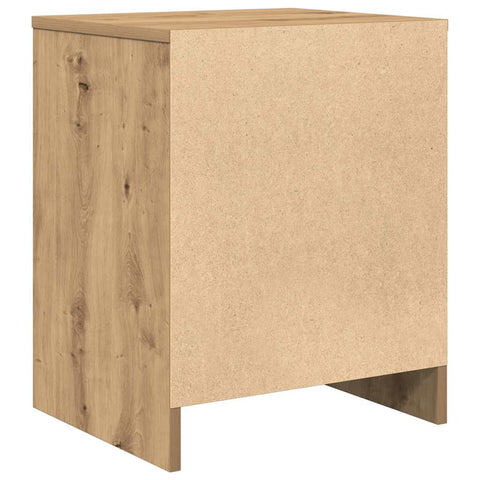 vidaXL Bedside Cabinet with Drawer Artisan Oak 40x34x50 cm