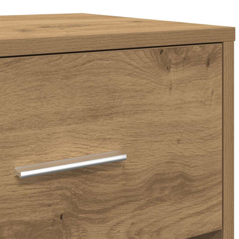 vidaXL Bedside Cabinets 2 pcs with Drawer Artisan Oak 40x34x50 cm