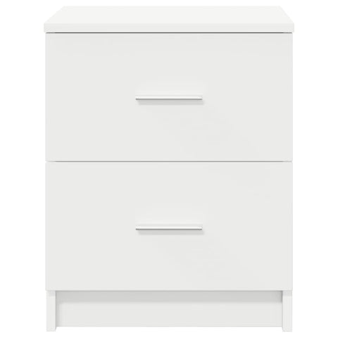 vidaXL Bedside Cabinet with 2 Drawers White 40x36x50 cm
