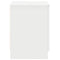 vidaXL Bedside Cabinet with 2 Drawers White 40x36x50 cm
