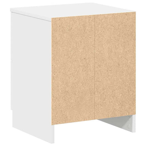 vidaXL Bedside Cabinet with 2 Drawers White 40x36x50 cm