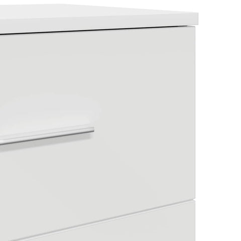 vidaXL Bedside Cabinet with 2 Drawers White 40x36x50 cm
