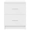 vidaXL Bedside Cabinets 2 pcs with 2 Drawers White 40x36x50 cm