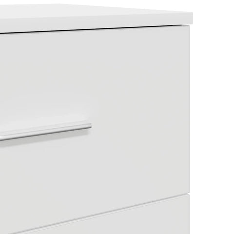 vidaXL Bedside Cabinets 2 pcs with 2 Drawers White 40x36x50 cm