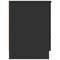 vidaXL Bedside Cabinets 2 pcs with 2 Drawers Black 40x36x50 cm