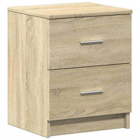 vidaXL Bedside Cabinet with 2 Drawers Sonoma Oak 40x36x50 cm
