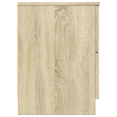 vidaXL Bedside Cabinet with 2 Drawers Sonoma Oak 40x36x50 cm