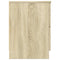 vidaXL Bedside Cabinet with 2 Drawers Sonoma Oak 40x36x50 cm