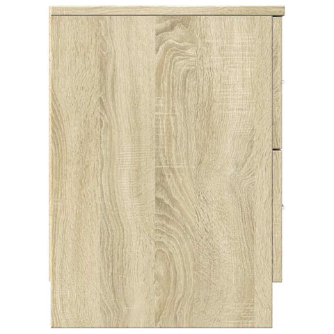 vidaXL Bedside Cabinets 2 pcs with 2 Drawers Sonoma Oak 40x36x50 cm