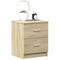vidaXL Bedside Cabinets 2 pcs with 2 Drawers Sonoma Oak 40x36x50 cm
