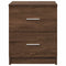 vidaXL Bedside Cabinets 2 pcs with 2 Drawers Brown Oak 40x36x50 cm