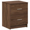 vidaXL Bedside Cabinets 2 pcs with 2 Drawers Brown Oak 40x36x50 cm