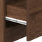 vidaXL Bedside Cabinets 2 pcs with 2 Drawers Brown Oak 40x36x50 cm