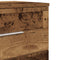 vidaXL Bedside Cabinet with 2 Drawers Old Wood 40x36x50 cm