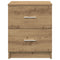 vidaXL Bedside Cabinets 2 pcs with 2 Drawers Artisan Oak 40x36x50 cm