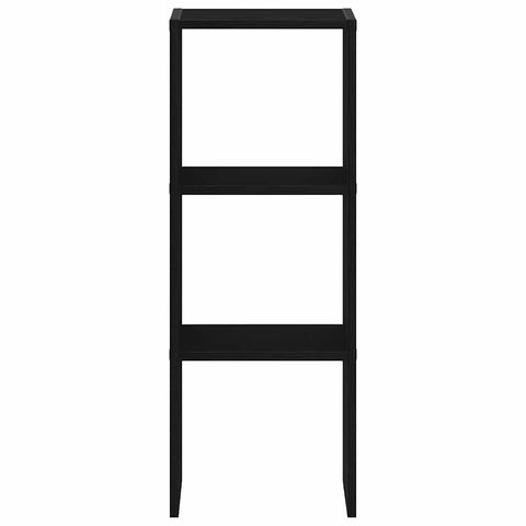 vidaXL Bookcase Stackable Black Oak 30x30x80 cm Engineered Wood