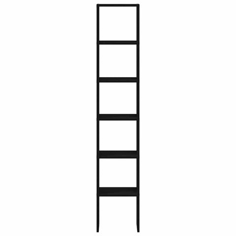 vidaXL Bookcases 2 pcs Stackable Black Oak 30x30x80 cm Engineered Wood