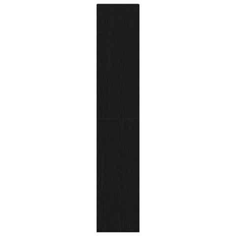 vidaXL Bookcases 2 pcs Stackable Black Oak 30x30x80 cm Engineered Wood