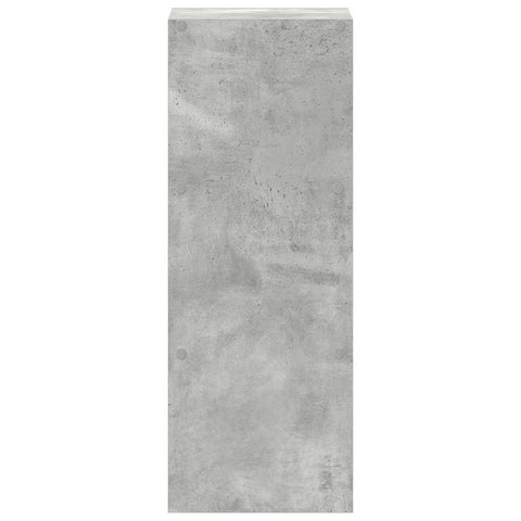 vidaXL Bookcase Stackable Concrete Grey 30x30x80 cm Engineered Wood