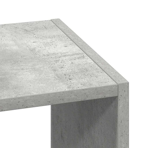 vidaXL Bookcases 2 pcs Stackable Concrete Grey 30x30x80 cm Engineered Wood