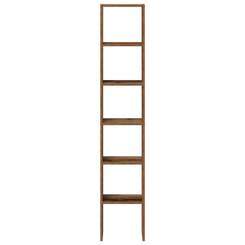 vidaXL Bookcases 2 pcs Stackable Old Wood 30x30x80 cm Engineered Wood