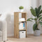 vidaXL Bookcase Stackable Artisan Oak 30x30x80 cm Engineered Wood
