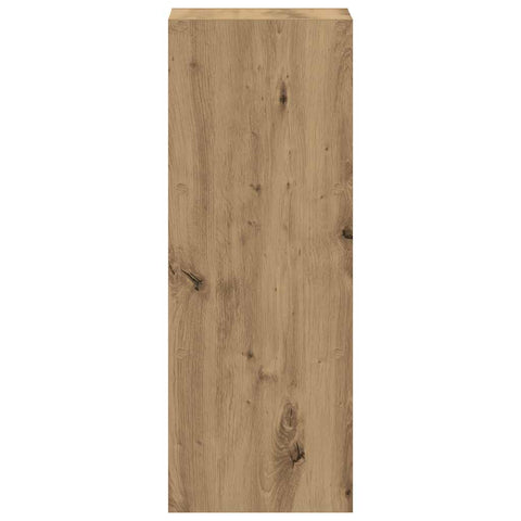 vidaXL Bookcase Stackable Artisan Oak 30x30x80 cm Engineered Wood