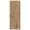 vidaXL Bookcase Stackable Artisan Oak 30x30x80 cm Engineered Wood