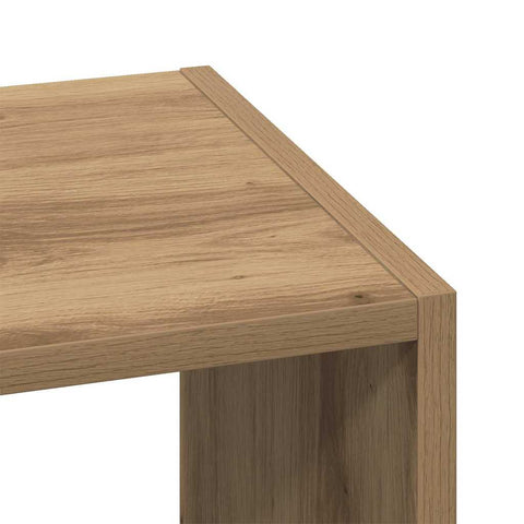 vidaXL Bookcase Stackable Artisan Oak 30x30x80 cm Engineered Wood