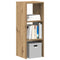 vidaXL Bookcase Stackable Artisan Oak 30x30x80 cm Engineered Wood
