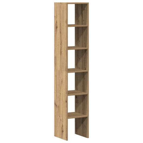 vidaXL Bookcases 2 pcs Stackable Artisan Oak 30x30x80 cm Engineered Wood