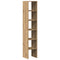 vidaXL Bookcases 2 pcs Stackable Artisan Oak 30x30x80 cm Engineered Wood