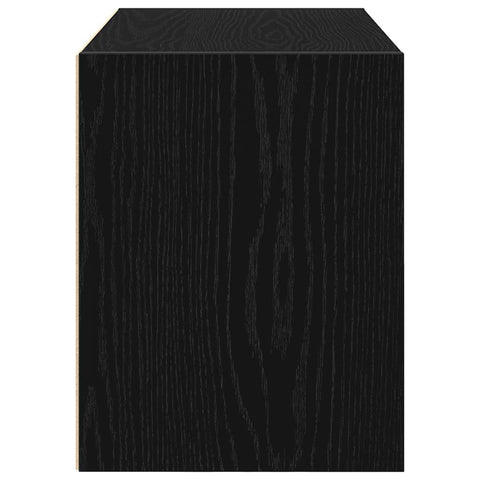 vidaXL Cabinet with 2 Drawers Black Oak 60x31x40 cm Engineered Wood