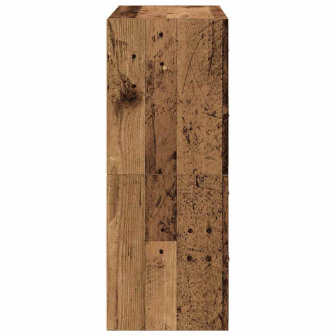 vidaXL Cabinets with 2 Drawers 2 pcs Old Wood 60x31x40 cm Engineered Wood