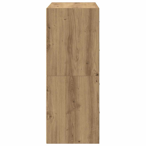 vidaXL Cabinets with 2 Drawers 2 pcs Artisan Oak 60x31x40 cm Engineered Wood