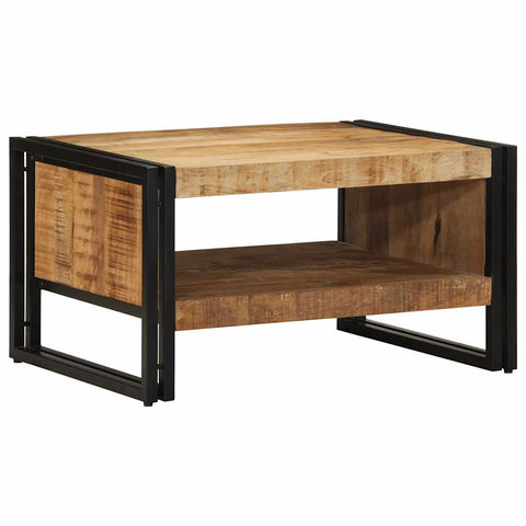 vidaXL Coffee Table 70x50x38 cm Solid Rough Wood Mango