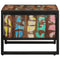 vidaXL Coffee Table Multicolour 70x50x38 cm Solid Wood Reclaimed