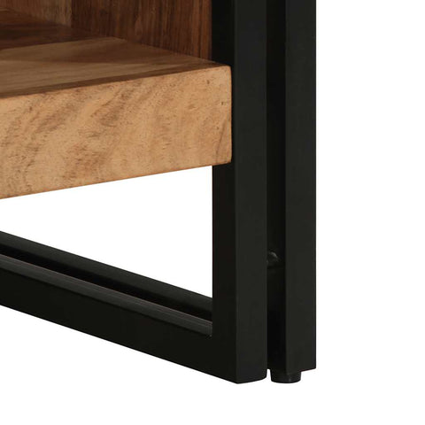vidaXL Coffee Table 50x50x38 cm Solid Wood Acacia