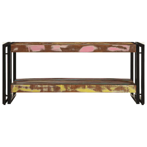 vidaXL Coffee Table Multicolour 90x50x38 cm Solid Wood Reclaimed