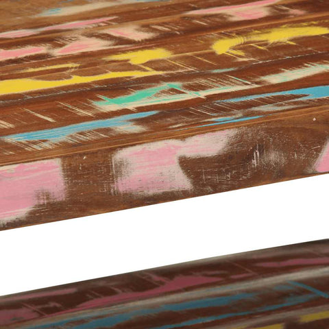 vidaXL Coffee Table Multicolour 90x50x38 cm Solid Wood Reclaimed